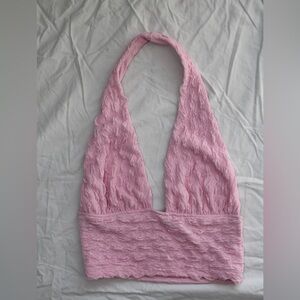 H&M Pink Halter Top